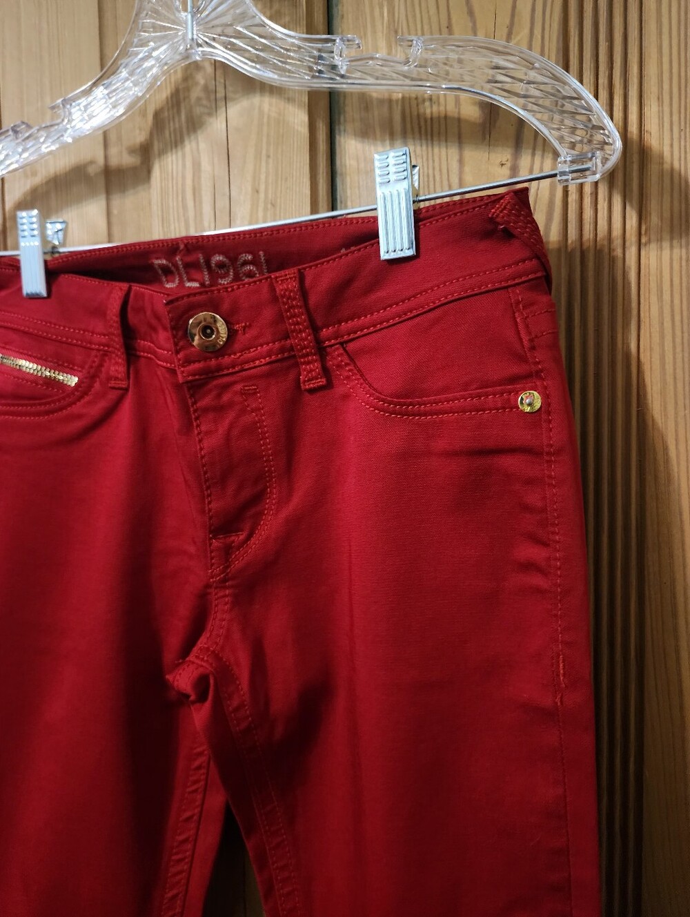 DL 1961 Amanda Skinny Jean in Pout, Size 25, 30" Long - Picture 5 of 11